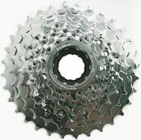 Fahrradzubehör SCHRAUBKRANZ IMPORT 8-F. 13-32 ZAEHNE SILBER