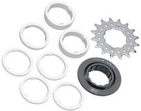 Fahrradzubehör POINT SINGLE SPEED RITZEL MIT SPACER-SET 12 ZAEHNE