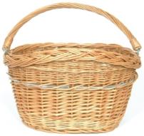 Fahrradzubehör KLICK-FIX WEIDENKORB BRAUN