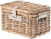 Fahrradzubehör BASIL RATTAN KORB DENTON GR.S,NATUR-GRAU