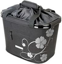 Werkstatt & Lagerung KORBTASCHE SCHWARZ/HIBISK USBLUETE M. HALTERUNG