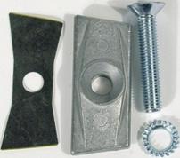 Fahrradzubehör STAENDERPLATTE M. SCHRAUB E M 10 X 55MM