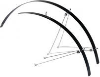 Fahrradzubehör CONTEC ALU-PROFILSCHUTZBL ECH FLAT FENDER 2832 SCHW