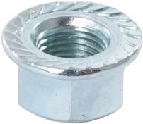 Werkstatt & Lagerung ACHSMUTTER M10 SW15 M. FLANSCH VERZI.