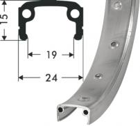 Werkstatt & Lagerung FELGE ALU-MATT. 12 1/2" 16 LOCH KASTENFORM