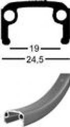Werkstatt & Lagerung FELGE ALU SCHWARZ ELOX. 19-622