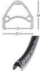 Werkstatt & Lagerung FELGE 622-19 AIRLINER 1 SCHW. ELOXIERT