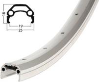 Werkstatt & Lagerung FELGE YAK-19 SILBER 36-L 19-622 HOHLKAMMER DV