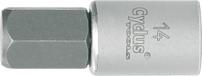 Werkstatt & Lagerung CYCLUS 6-KANT STECKSCHLUE SSELEINSATZ 14MM,F.3/8"