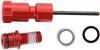 Sram Rebound Adjuster Knob/Bolt Kit, Aluminum Red Long (use with Maxle lower leg)

