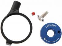 Remote Spool/Cable Clamp Kit XC32/Recon Silver (17mm Pull Damper, PopLoc/pre-2013 PushLoc only) 2013-2014