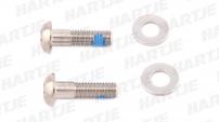 Werkstatt & Lagerung SCHRAUBEN SET T25 17 MM TITAN F. FLAT MOUNT