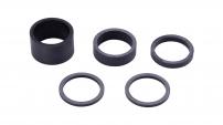 Werkstatt & Lagerung ROCKSHOX SPACER SET CARB. 2,5X2/5/10/20 MM SCHWARZ