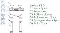 Anbauteile CT SERVICE KIT D F. DROP A GOGO