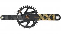 Werkstatt & Lagerung KRG SRAM XX1 EAGLE DUB 34 Z. BOOST 175 MM GOLD