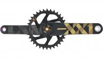 Werkstatt & Lagerung KRG SRAM XX1 EAGLE DUB 34 Z. BOOST 170 MM GOLD