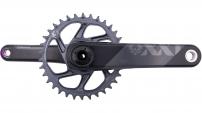 Werkstatt & Lagerung KRG SRAM XX1 EAGLE DUB 34 Z. 170 MM GRAU