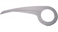 Fahrradzubehör KETTENSCHUTZ HEBIE 0342 WAVE-FORM SILBER