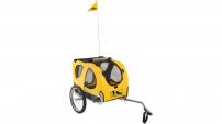Werkstatt & Lagerung HUNDEANHAENGER PET RIDE M-WAVE, GELB/SCHWARZ