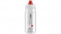 Fahrradzubehör ELITE TRINKFLASCHE JET 550 ML KLAR/ROT