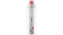 Fahrradzubehör ELITE TRINKFLASCHE JET+ 750 ML KLAR/ROT PLUS
