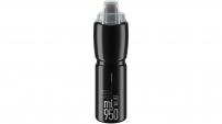 Fahrradzubehör ELITE TRINKFLASCHE JET+ 950 ML SCHWARZ/GRAU PLUS