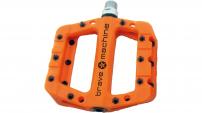 Anbauteile BRAVE PEDAL DIRT LIGHT NYLON PLATTFORM ORANGE