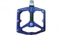 Anbauteile BRAVE MACH. PED. CARBON CNC PLATTFORM BLAU