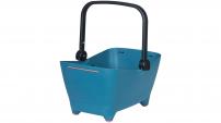 Fahrradzubehör BASIL VR KORB BUDDY KUNST STOFF BLAU M.KF HALTER