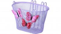 Fahrradzubehör BASIL VR-KINDERKORB "JAS- MIN-BUTTERFLY" LILA