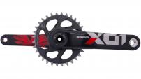 Werkstatt & Lagerung SRAM KRG X01 EAGLE DUB 32 Z. 170 MM OXY RED