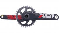 Werkstatt & Lagerung SRAM KRG X01 EAGLE DUB 32 Z. BOOST 175 MM OXY RED