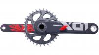 Werkstatt & Lagerung SRAM KRG X01 EAGLE DUB 32 Z.SBOOST+ 170 MM OXY RED