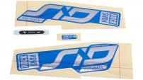 Werkstatt & Lagerung DEKOR SET ROCKSHOX SID ULT 80-100 POLAR F. BLAU