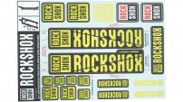 Werkstatt & Lagerung DEKOR SET ROCKSHOX 30/32 MM GELB 2018+