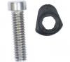 Shimano  End adjust screw (M4 x 14.1) and plate
