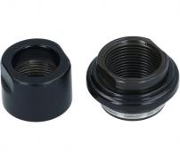 Shimano  Left hand lock nut and cone with dust cover A
