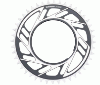 Sram CHAIN RING ROAD 44T THREADED MOUNT X-SYNC 6.5MM OFFSET RED E1 BLACK/SILVER (including thread back up pin for chainring)