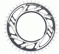 Sram CHAIN RING ROAD 42T THREADED MOUNT X-SYNC 6.5MM OFFSET RED E1 BLACK/SILVER (including thread back up pin for chainring)