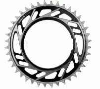 Sram  CHAIN RING ROAD 40T THREADED MOUNT X-SYNC 6.5MM OFFSET RED E1 BLACK/SILVER (including thread back up pin for chainring)
