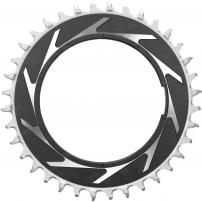 Sram  CHAIN RING T-TYPE 36T POWERMETER THREADED 3MM OFFSET EAGLE (INCLUDING PIN THREAD BACKUP AND SCREW) - BLACK/SILVER XXSL D1
