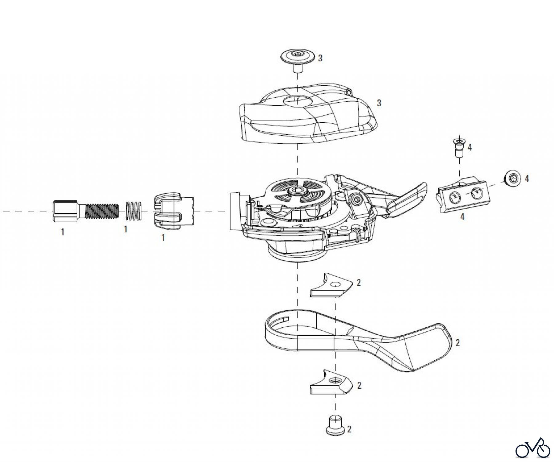  Sram Sram SRAM XX - TRIGGER SHIFTER 2x10 (2010-2012)