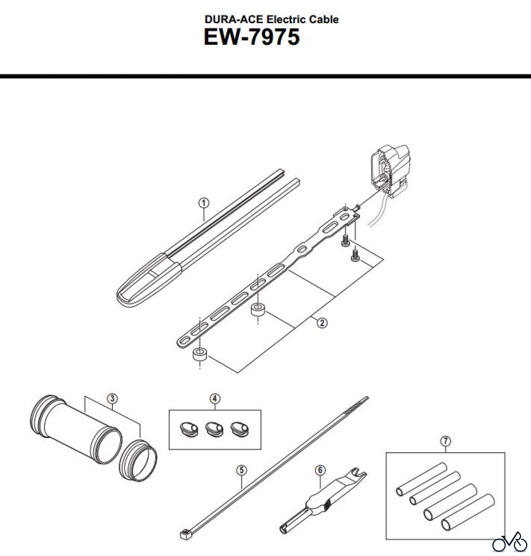  Shimano EW Elektrische Kabel EW-7975 2902B