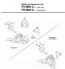 Shimano FD Front Derailleur - Umwerfer Ersatzteile FD-M610