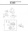 Shimano SL Shift Lever - Schalthebel Ersatzteile SL-4603 TIAGRA Rapidfire Lever for Triple