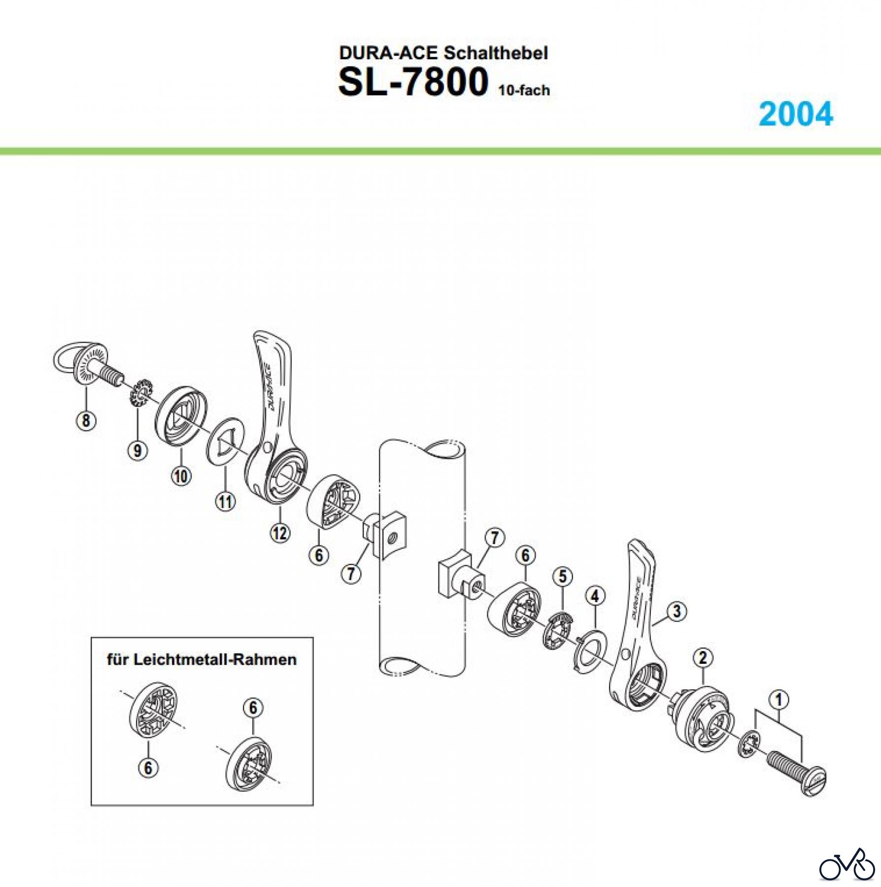  Shimano SL Shift Lever - Schalthebel SL-7800