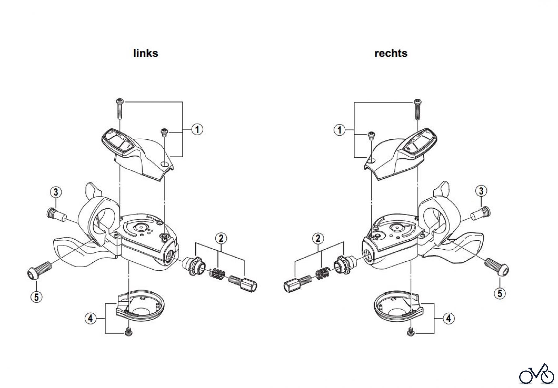  Shimano SL Shift Lever - Schalthebel SL-M410 ALIVIO Rapidfire Plus Schaltgriff
