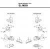 Shimano SL Shift Lever - Schalthebel Ersatzteile SL-M591 DEORE Rapidfire Lever