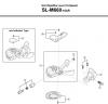Shimano SL Shift Lever - Schalthebel Ersatzteile SL-M660-10AR SLX Rapidfire Lever (10-Speed)