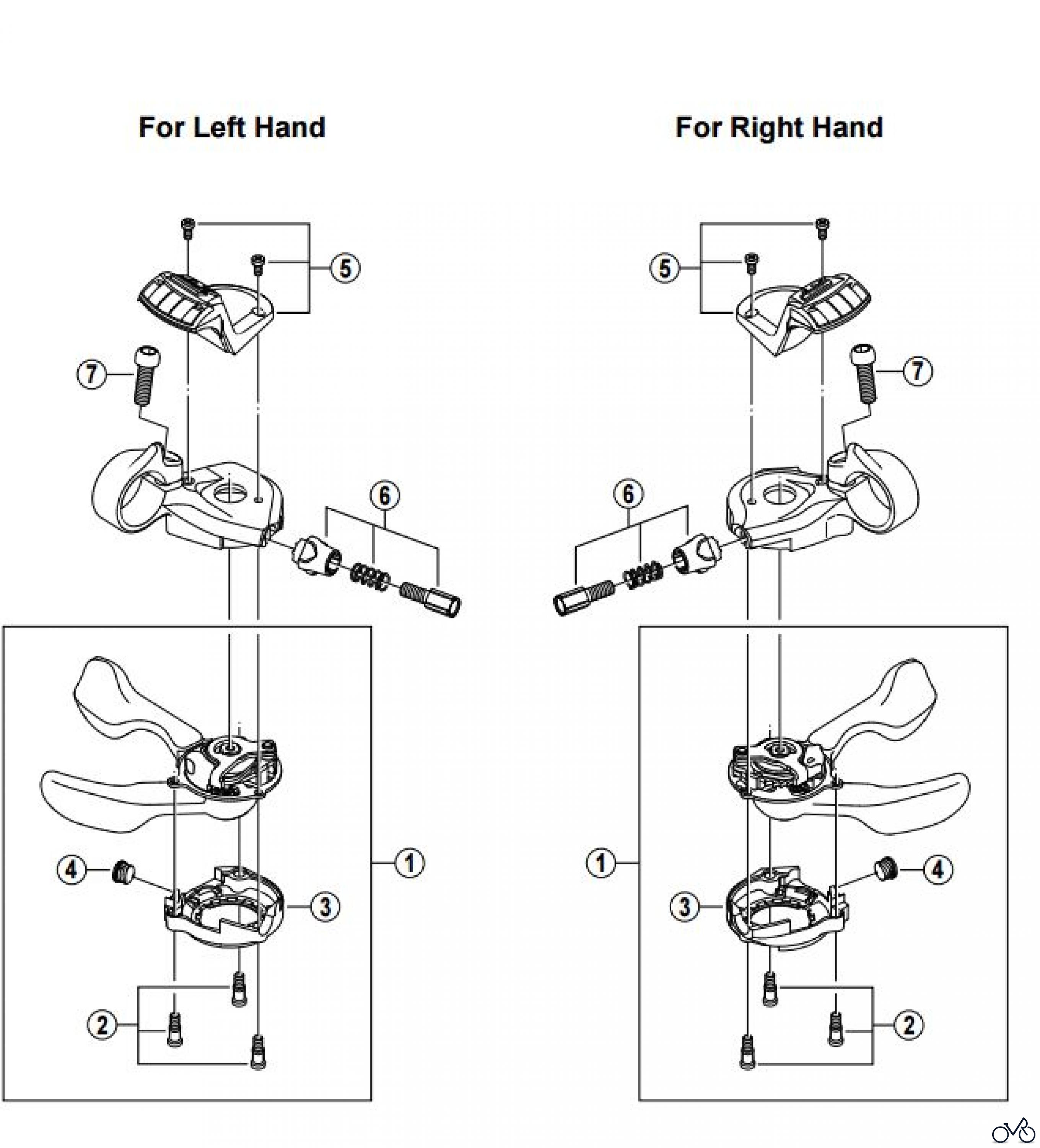 Shimano SL Shift Lever Schalthebel SLM760 DEORE XT Mega9 Rapidfire